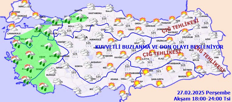 Meteoroloji'den Sağanak ve Kar Uyarısı: İstanbul, Ankara ve İzmir de Listede - Resim : 3