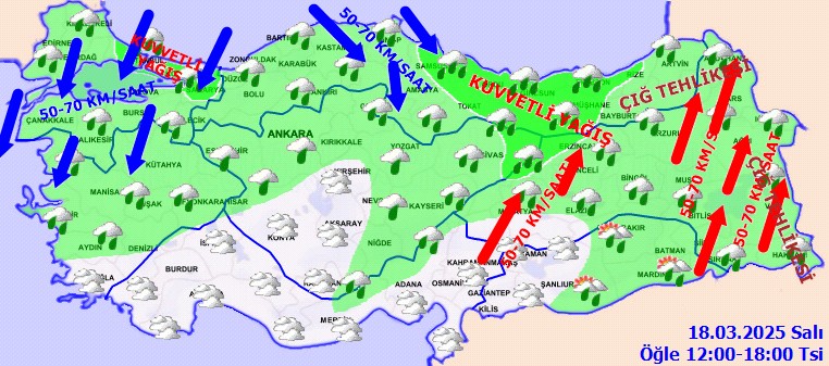 Meteoroloji'den Kritik Uyarı! Kar Geliyor, Saat Verildi... Tüm Yurdu Saracak - Resim : 2