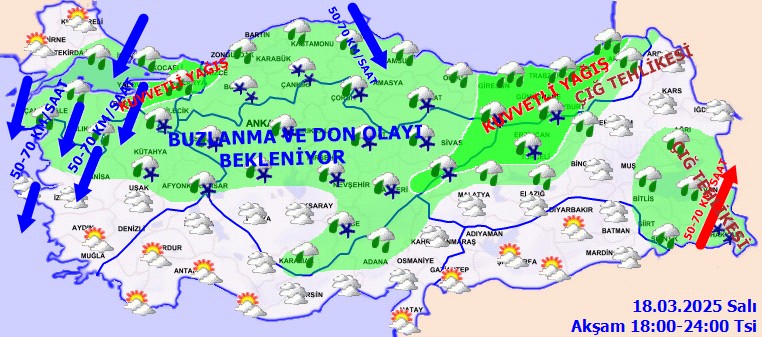 Meteoroloji'den Kritik Uyarı! Kar Geliyor, Saat Verildi... Tüm Yurdu Saracak - Resim : 3