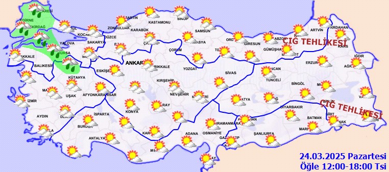 Meteoroloji'den Sağanak Uyarısı: Bu Saatlere Dikkat - Resim : 2