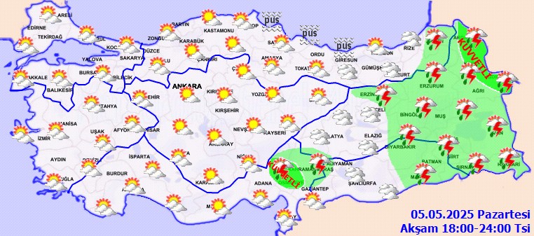 Bu İllerde Yaşayanlar Dikkat! Meteoroloji'den Kuvvetli Sağanak Uyarısı - Resim : 3