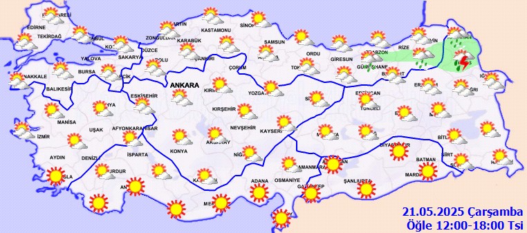 Meteoroloji'den Sıcak Hava Uyarısı! İşte İl İl Hava Durumu... - Resim : 2