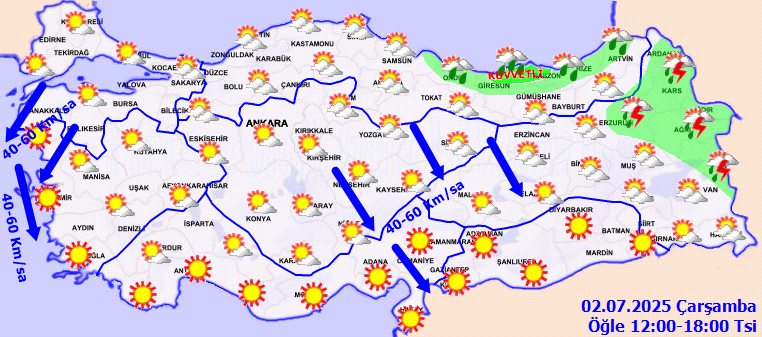 Meteoroloji'den Uyarı: Sıcaklıklar Artıyor, Termometreler 38 Dereceyi Görecek - Resim : 1