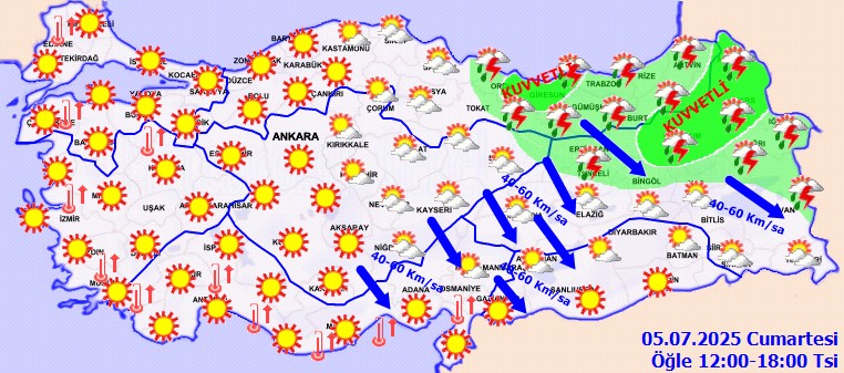Yağış ve Rüzgâr Alarmı: İki İl İçin Turuncu Kod Verildi, Çok Kuvvetli Geliyor... - Resim : 2