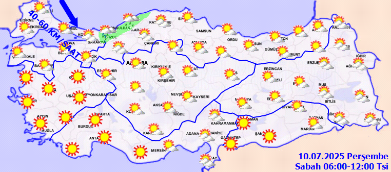 Sıcaktan Bunalan İstanbullulara Meteoroloji'den Müjde: Sıcaklıklar Düşüyor - Resim : 1