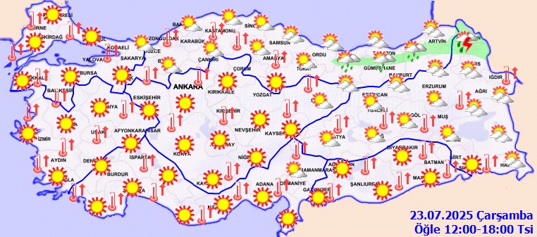 Sıcak Havaya Bir de Nem Ekleniyor! İstanbul İçin Kritik Saatler - Resim : 2