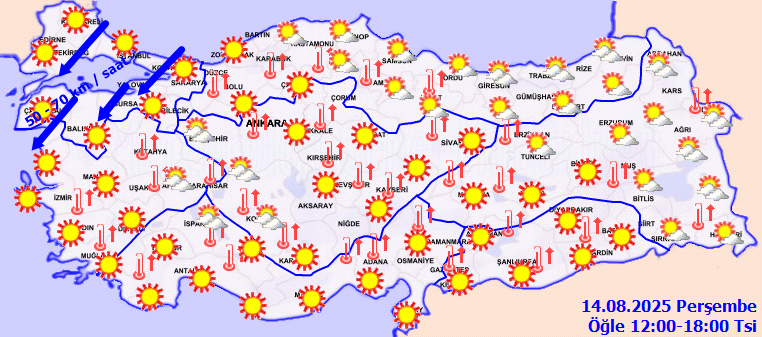 Meteoroloji'den 11 İl İçin Sarı Alarm! İstanbul ve İzmir de Listede: Çok Kuvvetli Vuracak - Resim : 2