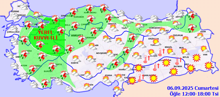 Meteoroloji'den Uyarı Üstüne Uyarı! Çok Kuvvetli Geliyor... İstanbul ve Ankara Listede - Resim : 1