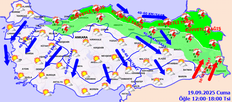 Meteoroloji'den Alarm! Hepsi Birden Geliyor! Tüm Yurdu Saracak: Sel, Dolu, Fırtına... - Resim : 2