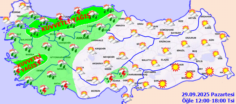 Meteoroloji’den Kuvvetli Yağış Uyarısı: 17 İl İçin Alarm Verildi! İstanbul ve İzmir Listede... - Resim : 2