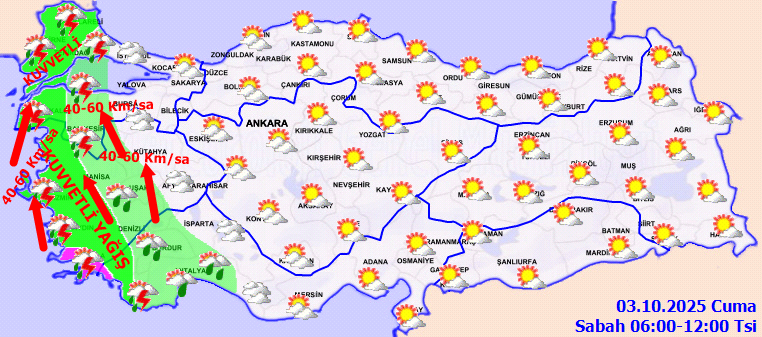 Meteoroloji'den Peş Peşe Uyarı: İkisi Birden Vuracak! Turuncu Alarm Verildi - Resim : 1