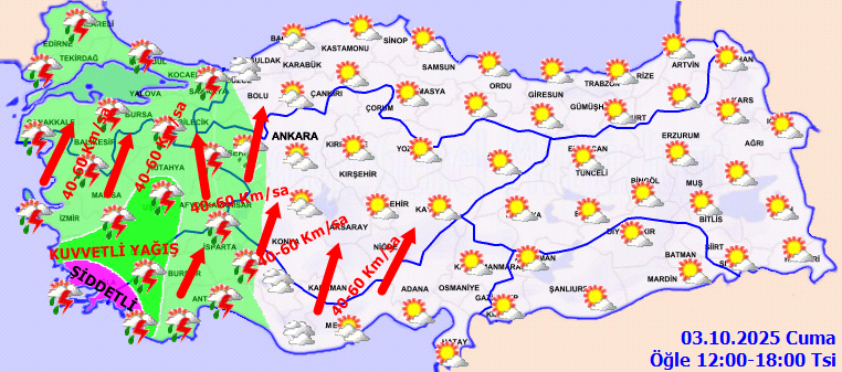 Meteoroloji'den Peş Peşe Uyarı: İkisi Birden Vuracak! Turuncu Alarm Verildi - Resim : 2