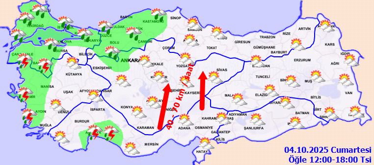 Meteoroloji'den Çifte Uyarı! Şemsiyesiz Sakın Çıkmayın, Çok Kuvvetli Olacak - Resim : 1