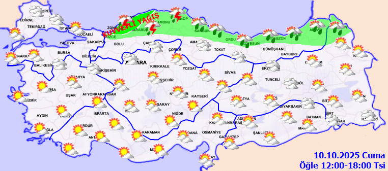 Meteoroloji'den O İllerde Yaşayanlara Uyarı! Kuvvetli Yağış Bastıracak - Resim : 2