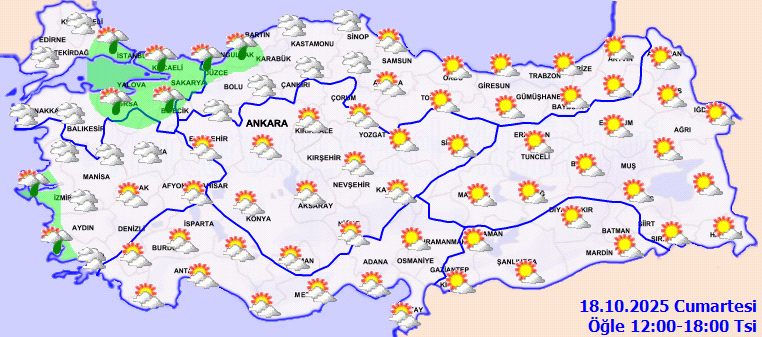 Meteoroloji'den İki Bölgeye Sağanak Uyarısı! İstanbul, İzmir, Bursa Listede... - Resim : 1