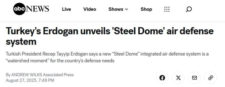 Küresel Gözler Türkiye’de… Dünya Basını Çelik Kubbe'yi Manşetten Verdi - Resim : 2