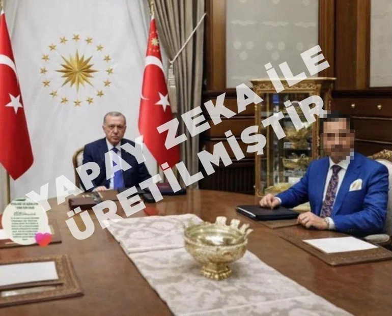 Yapay Zekayla Cumhurbaşkanı Erdoğan ve Bakan Gürlek'le İlişkili Olduğu İzlenimi Veren Zanlı Gözaltına Alındı - Resim : 1