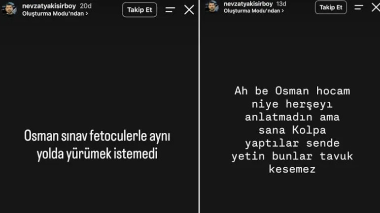 Kozinoğlu Soruşturmasında Yeni Detay! Kurtlar Vadisi’nin Nevzat’ından Osman Sınav Sözleri: 'Niye Her Şeyi Anlatmadın?' - Resim : 1