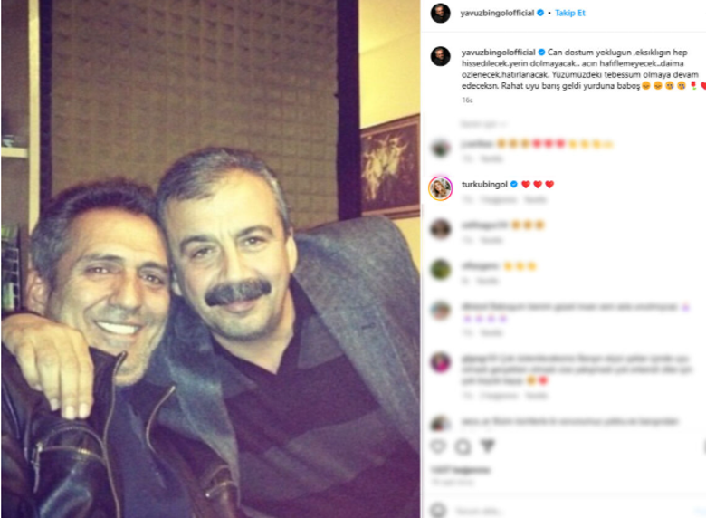 Yavuz Bingöl'den Bir Sırrı Süreyya Önder Mesajı Daha! 'Barış Geldi Yurduna Baboş' - Resim : 1