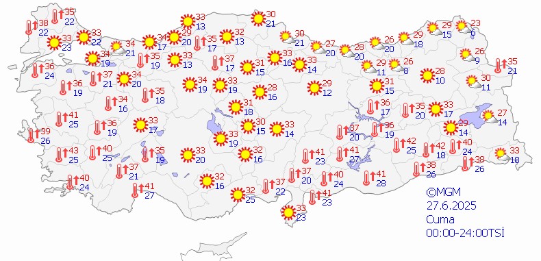 Meteoroloji'den Hafta Sonu Plan Yapanlara Kötü Haber! Sıcak Havaya Sağanak Molası - Resim : 3