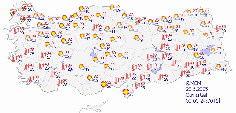 Sağanak ve Fırtına Alarmı Verildi! Meteoroloji'den Flaş Uyarı - Resim : 2