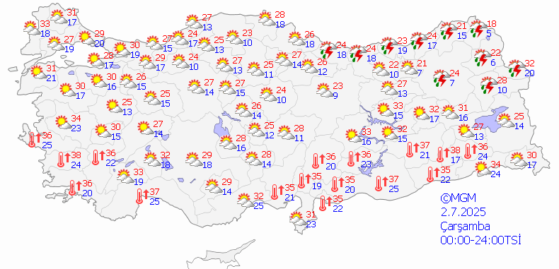 Meteoroloji'den Uyarı: Sıcaklıklar Artıyor, Termometreler 38 Dereceyi Görecek - Resim : 2