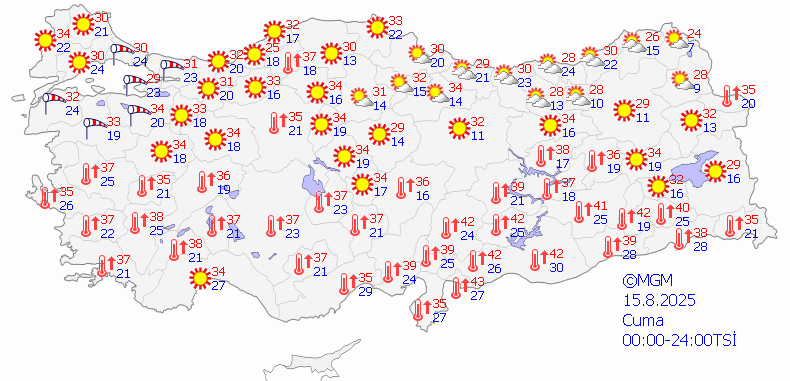 Meteoroloji'den 13 Kente 'Sarı' Kodlu Uyarı! İstanbul ve İzmir de Aralarında... Çok Kuvvetli Geliyor - Resim : 2