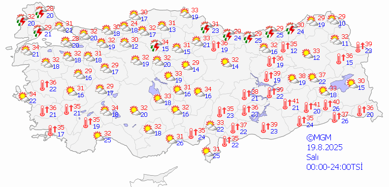 Meteoroloji'den Çok Sayıda İl İçin Gök Gürültülü Sağanak Uyarısı - Resim : 1