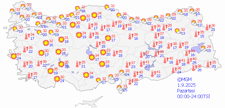 Eylül Ayı Sağanakla Başladı! Meteoroloji İl İl Uyardı: İstanbul da Listede - Resim : 2