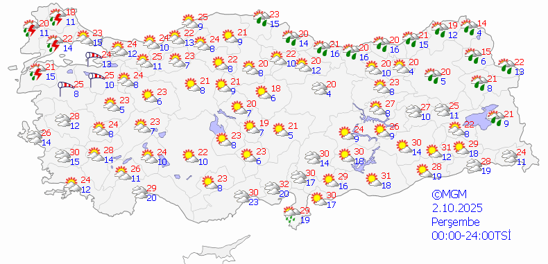Meteoroloji'den Sağanak ve Fırtına Uyarısı: Çok Kuvvetli Geliyor... - Resim : 2