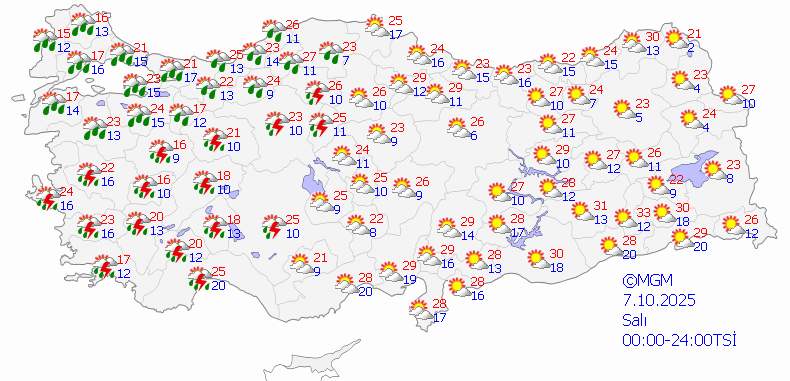 Meteoroloji Tarih Verdi! Günlerce Sürecek Şiddetli Yağışlar Kapıda - Resim : 2