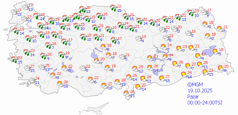 Bu İllerde Yaşayanlar Dikkat! Hafta Sonu Sağanak Geliyor - Resim : 2