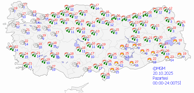 Meteoroloji'den Uyarı Üstüne Uyarı! Kuvvetli Sağanak, Sis, Kar Yağışı... Hepsi Birden Geliyor - Resim : 2