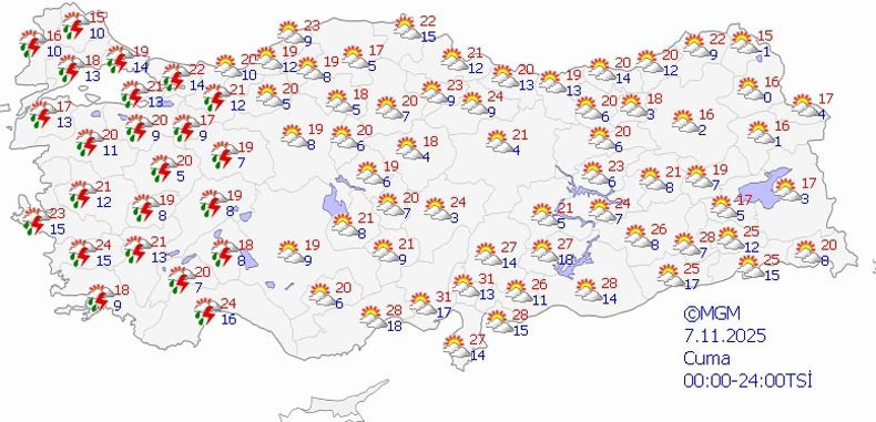 Meteoroloji Uyardı! Bol Yağışlı Günlere Hazır Olun - Resim : 5