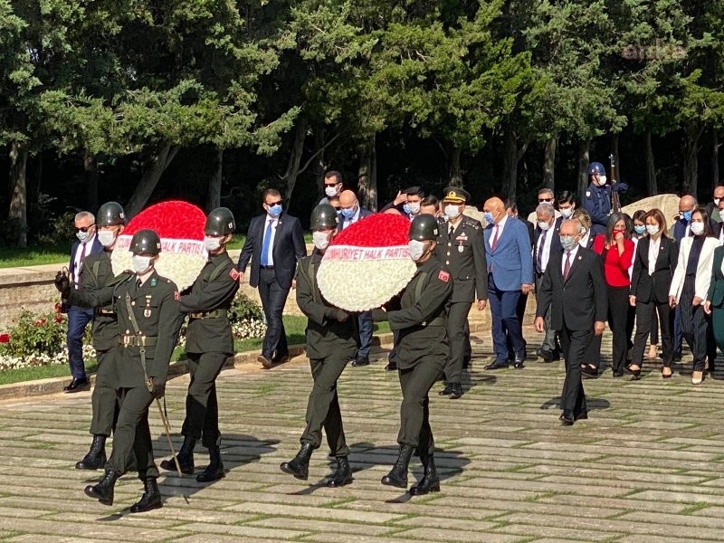 CHP'den Anıtkabir'e 97. Yıl ziyareti - Resim: 9