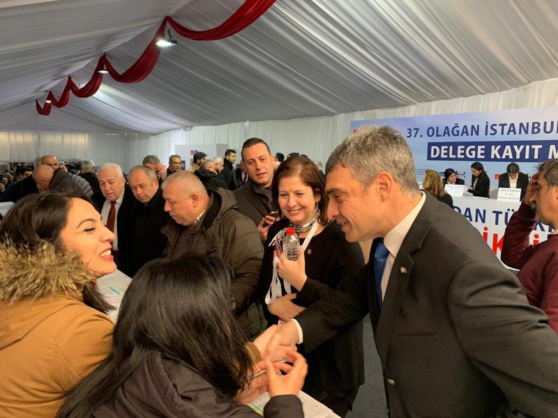 CHP İstanbul İl Kongresi'nden ilk kareler - Resim: 14