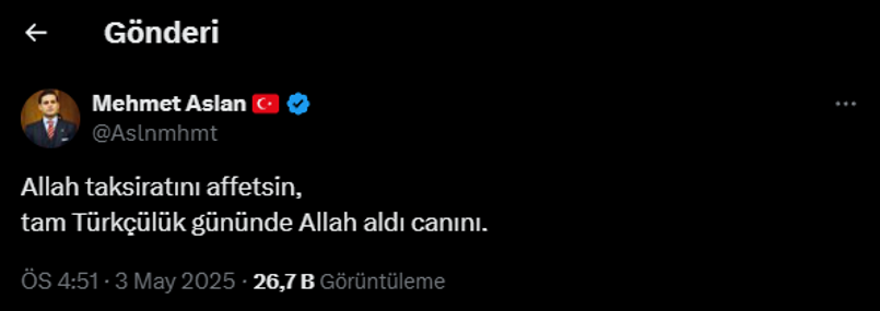 İYİ Partili Mehmet Aslan'ın 'Sırrı Süreyya Önder' Paylaşımına Tepkiler Çığ Gibi... 'YAZIKLAR OLSUN' - Resim : 1