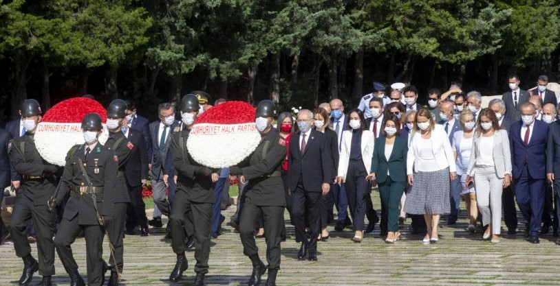 CHP'den Anıtkabir'e 97. Yıl ziyareti - Resim: 18