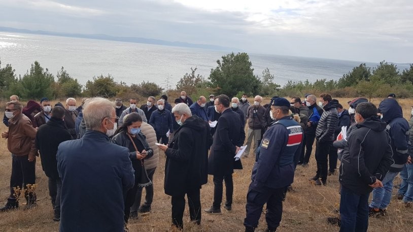 Saroz Körfezi'nde iptal davası süren projenin inşaatı başladı! - Resim: 4