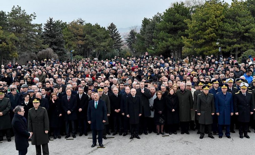 Kılıçdaroğlu, Anıtkabir'de İsmet İnönü'yü anma törenine katıldı - Resim: 15