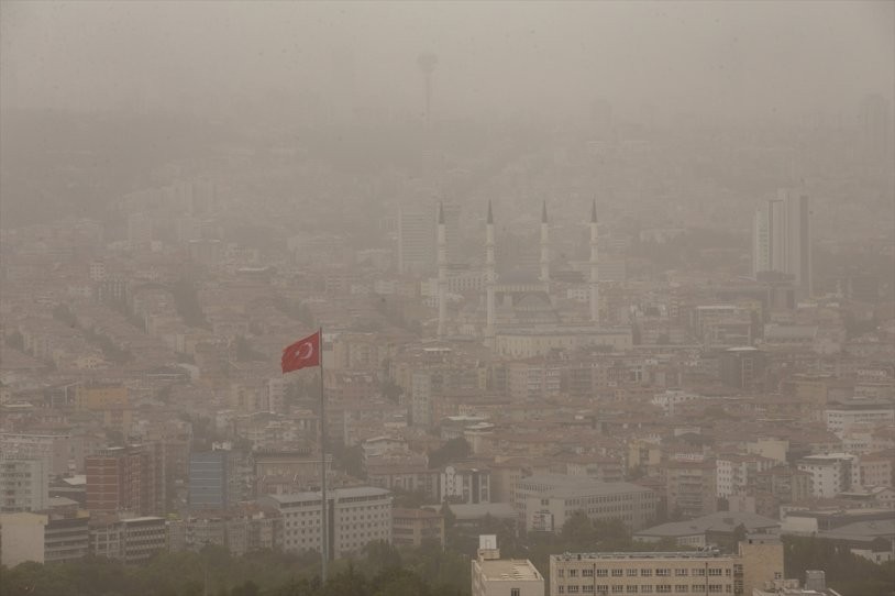 Ankara’da kum fırtınasından fotoğraflar - Resim: 5