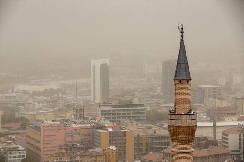 Ankara’da kum fırtınasından fotoğraflar - Resim: 7