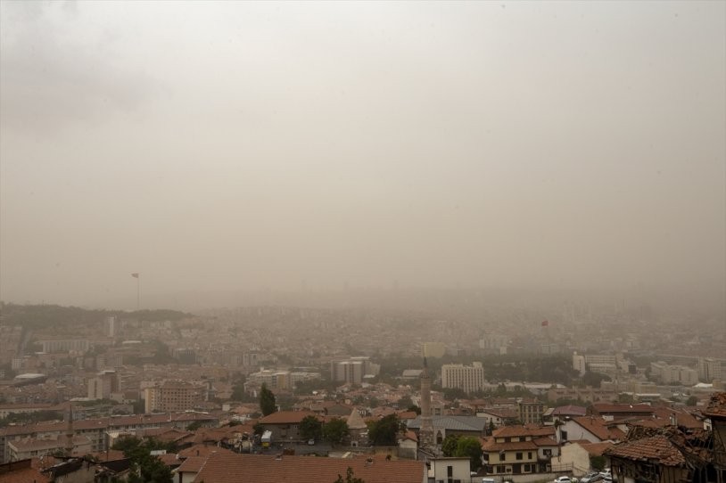 Ankara’da kum fırtınasından fotoğraflar - Resim: 2