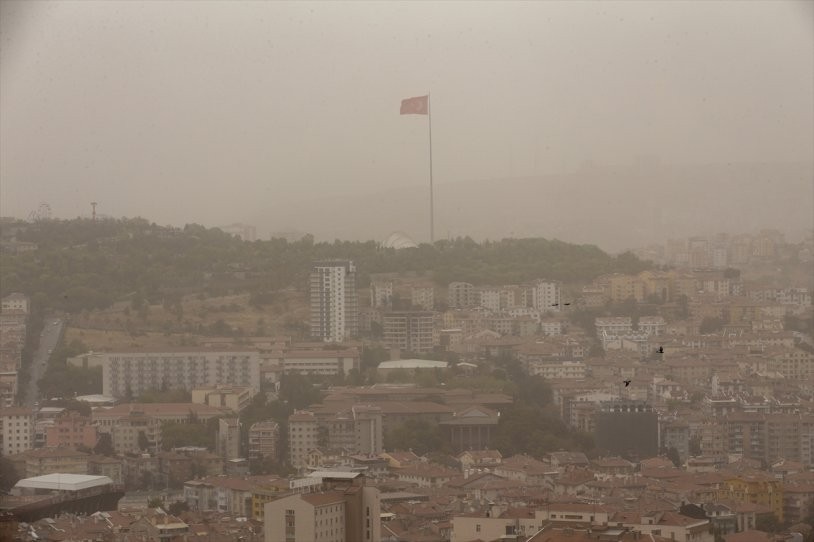 Ankara’da kum fırtınasından fotoğraflar - Resim: 6