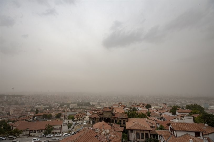Ankara’da kum fırtınasından fotoğraflar - Resim: 9