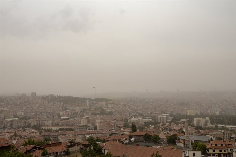 Ankara’da kum fırtınasından fotoğraflar - Resim: 11
