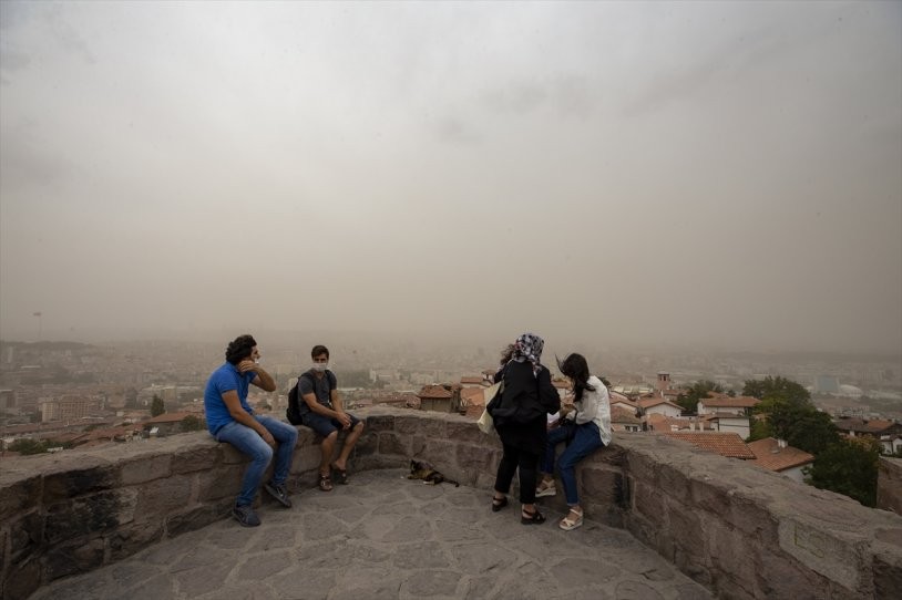 Ankara’da kum fırtınasından fotoğraflar - Resim: 4