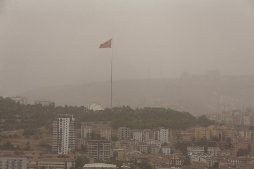 Ankara’da kum fırtınasından fotoğraflar - Resim: 8