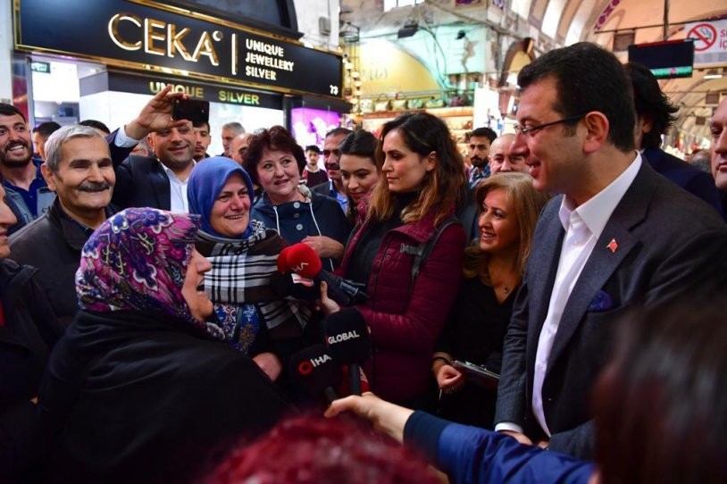 Ekrem İmamoğlu'na Kapalıçarşı'da büyük ilgi - Resim: 2