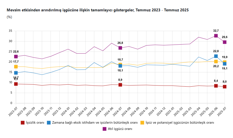 Temmuz Ayı İşsizlik Rakamları Açıklandı - Resim : 3